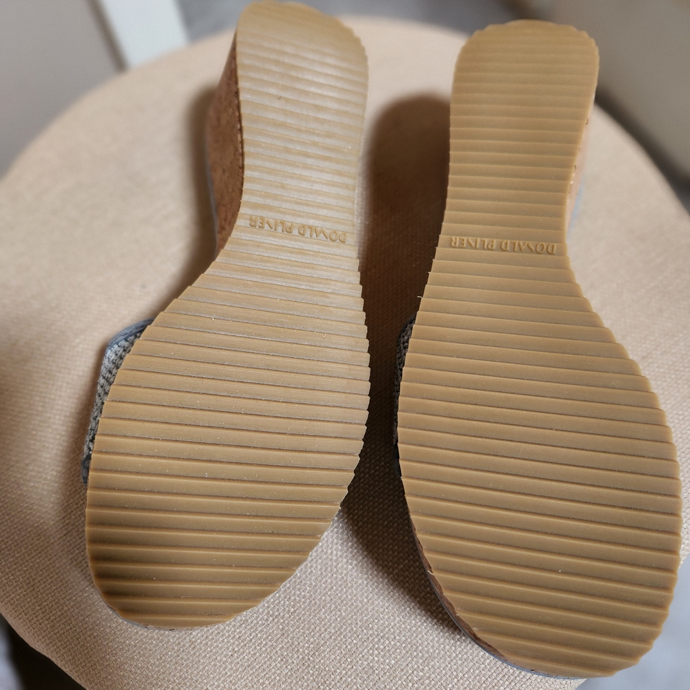 Donald J. Pliner Sky Blue Knit Sandals - Picture 4 of 4